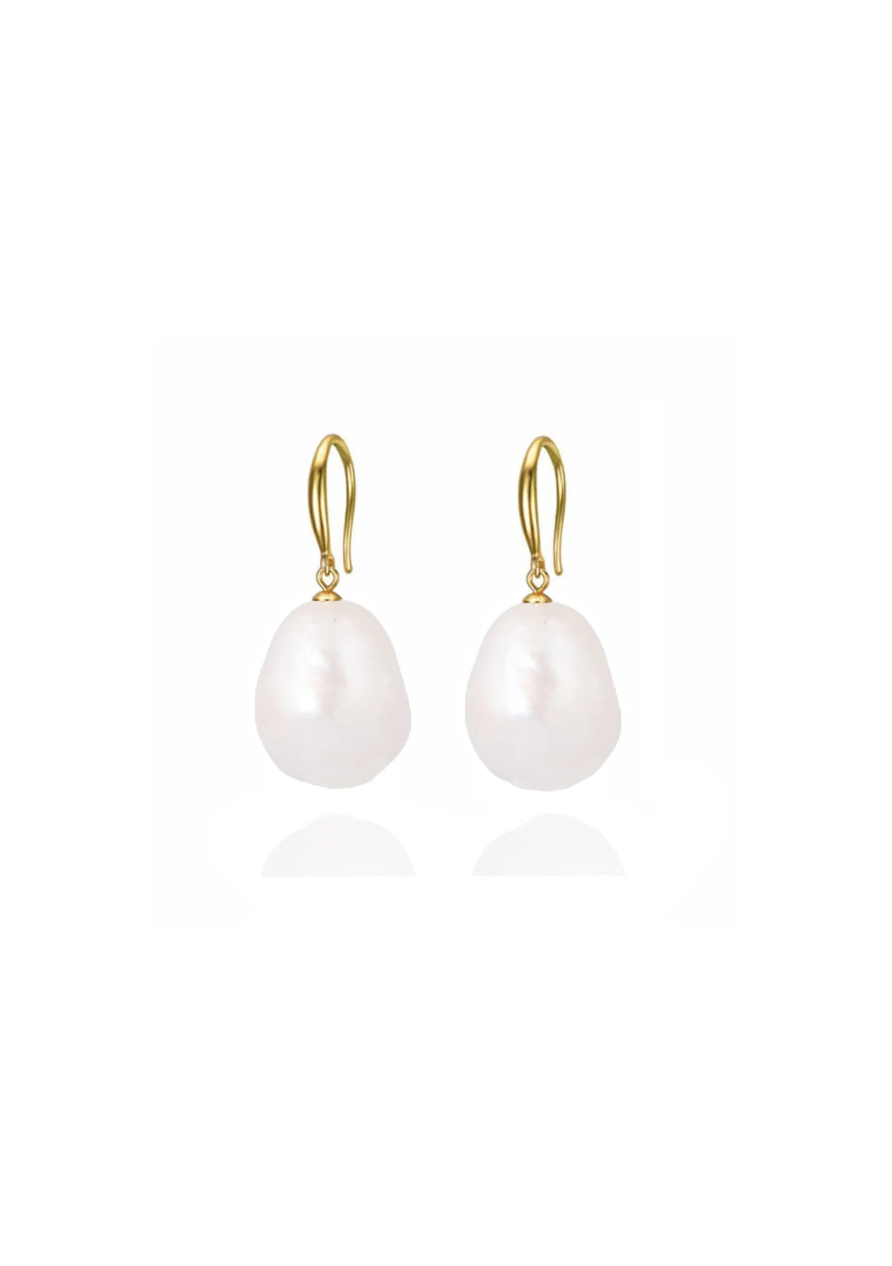 Buy Lola Knight - Mia - Pearl Drop Bridal Earrings - Gold online | The White Collection Australia