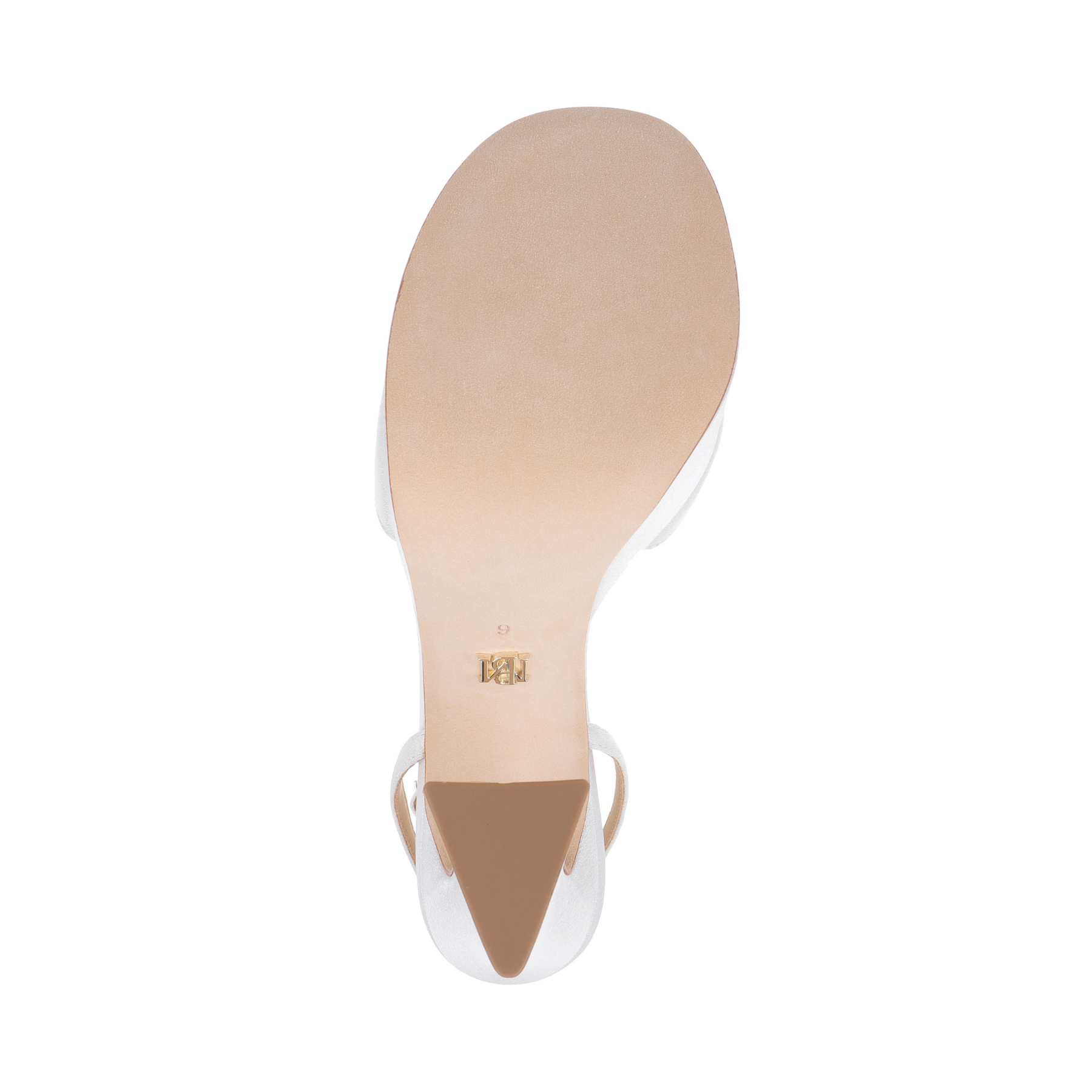 Romina - Crystal Embellished Platform Sandals - Soft White