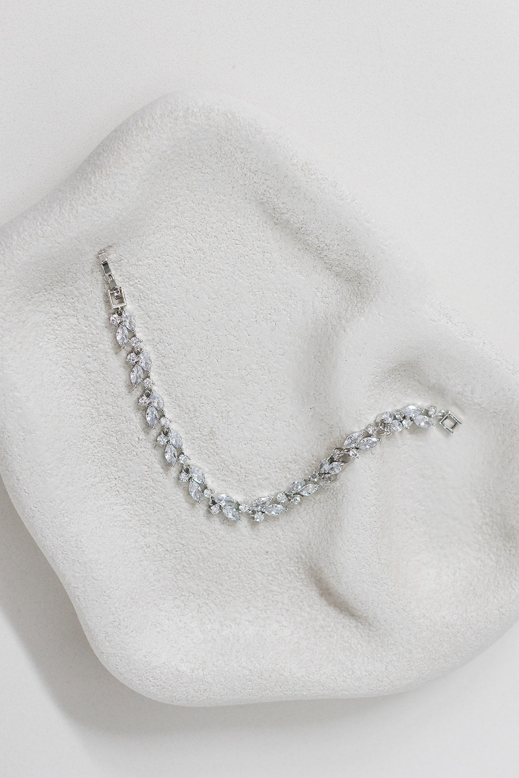 Buy Sabrina - Unique Crystal Bridal Bracelet online | The White Collection Australia
