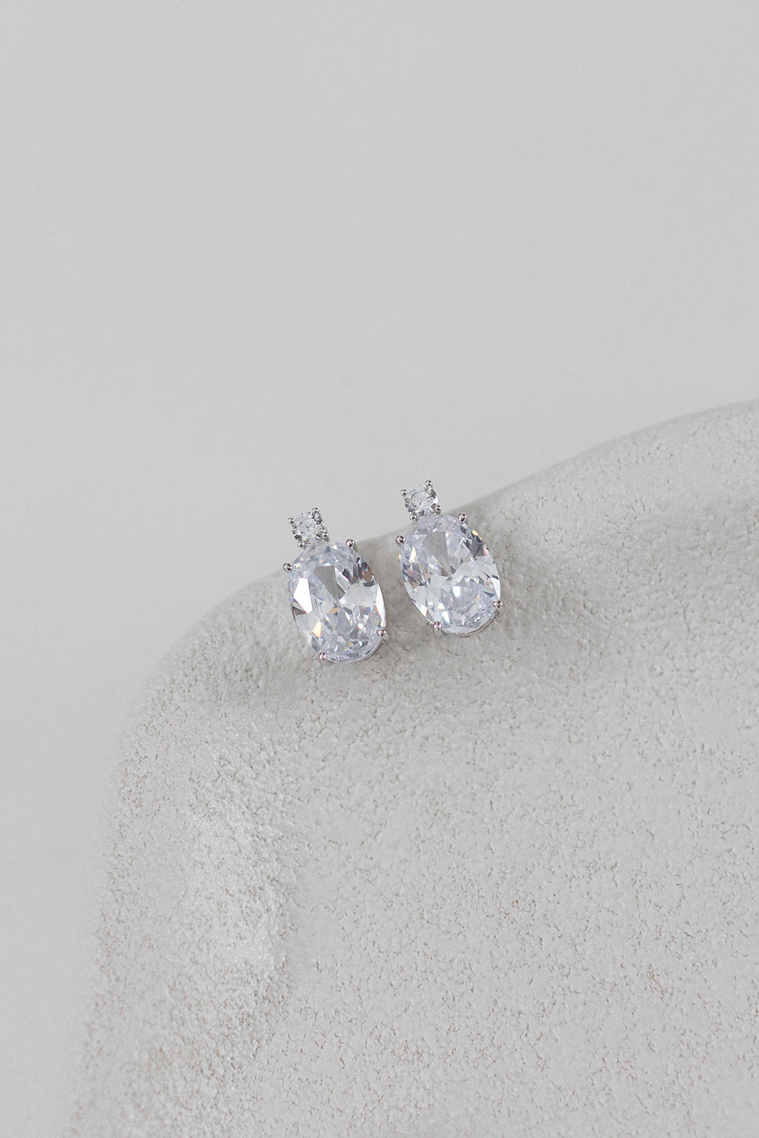 Buy Selena - Stunning Crystal Stud Bridal Earrings online | The White Collection Australia