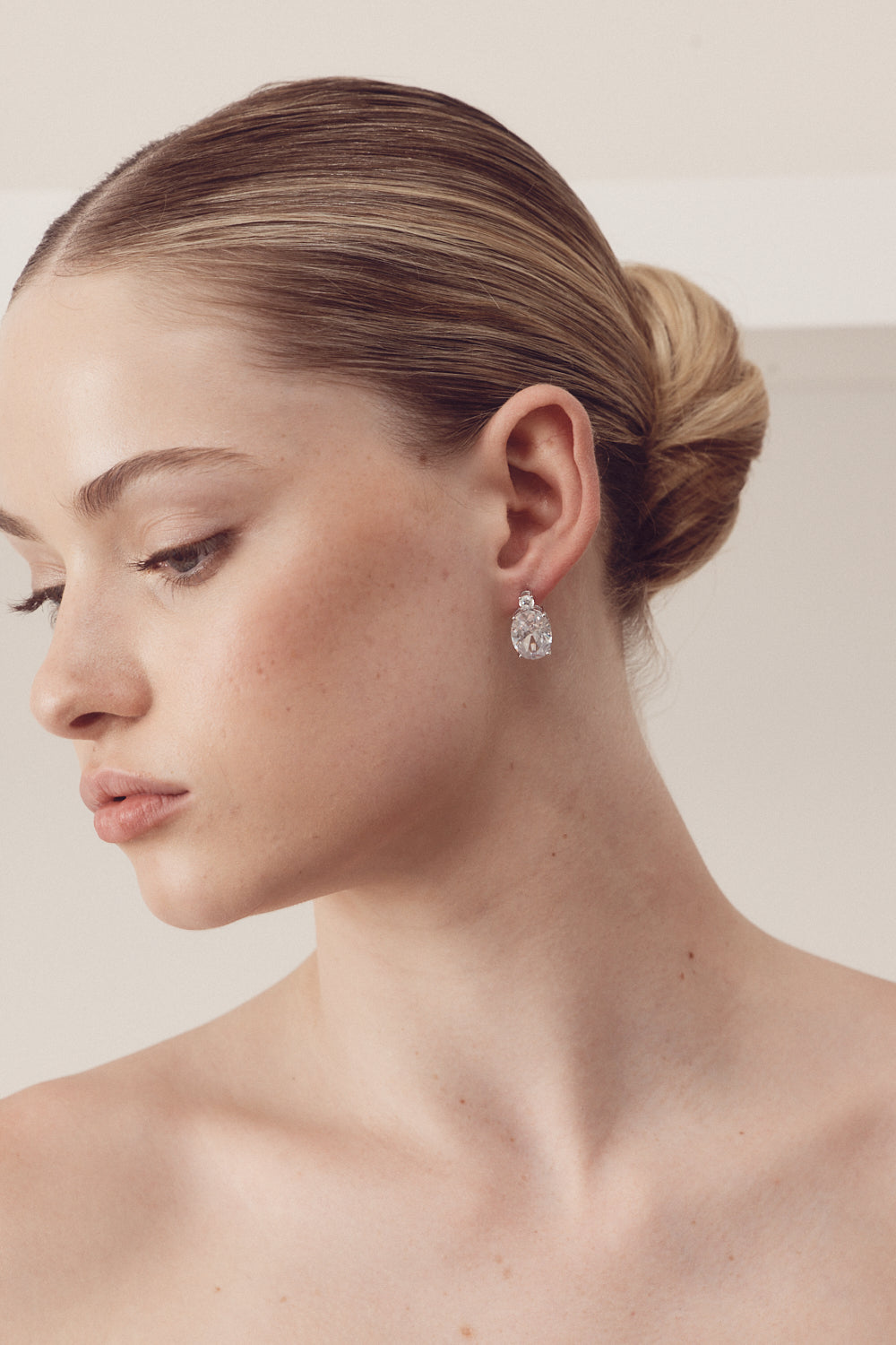 Buy Selena - Stunning Crystal Stud Bridal Earrings online | The White Collection Australia