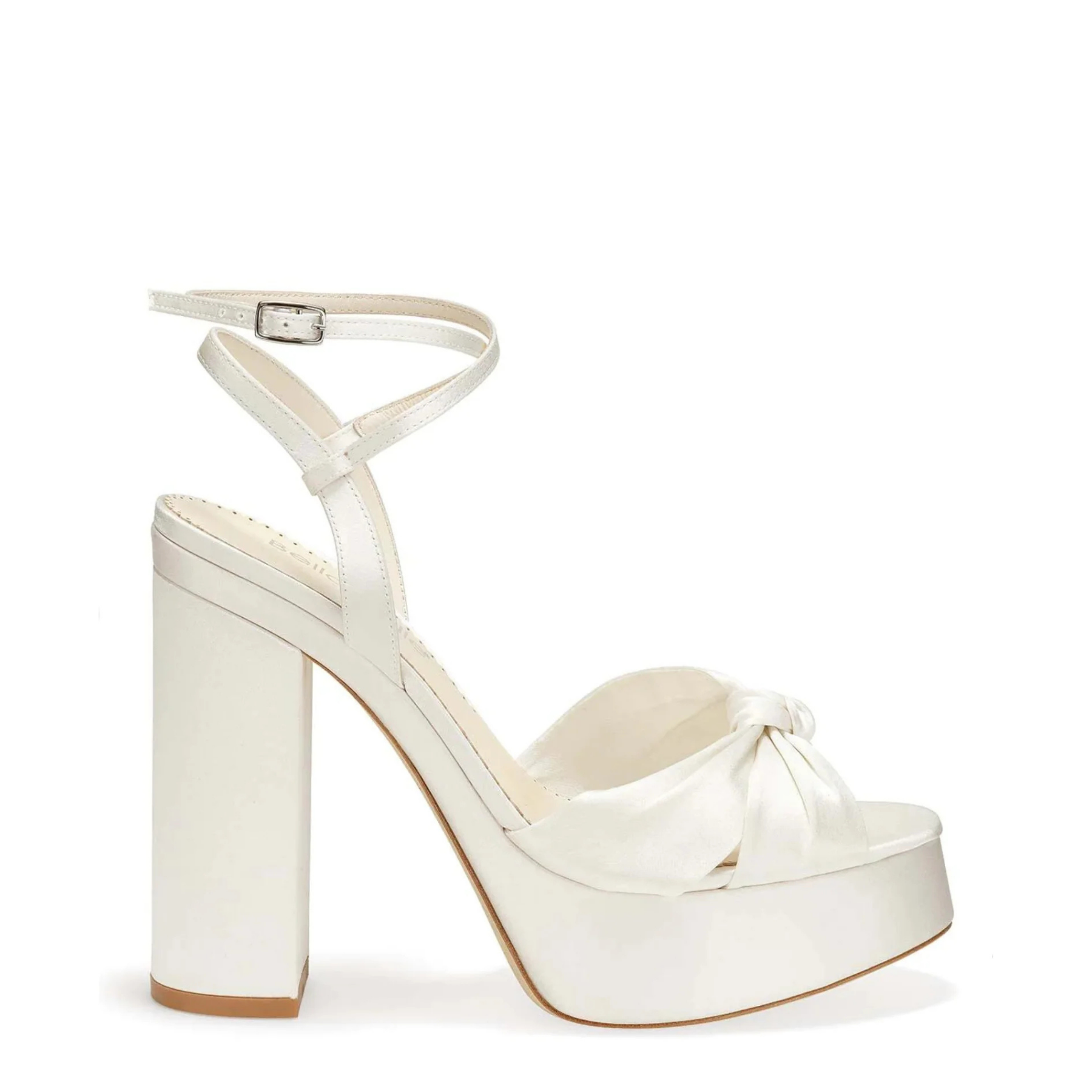 Serafina - Open Toe Platform Bridal Sandals