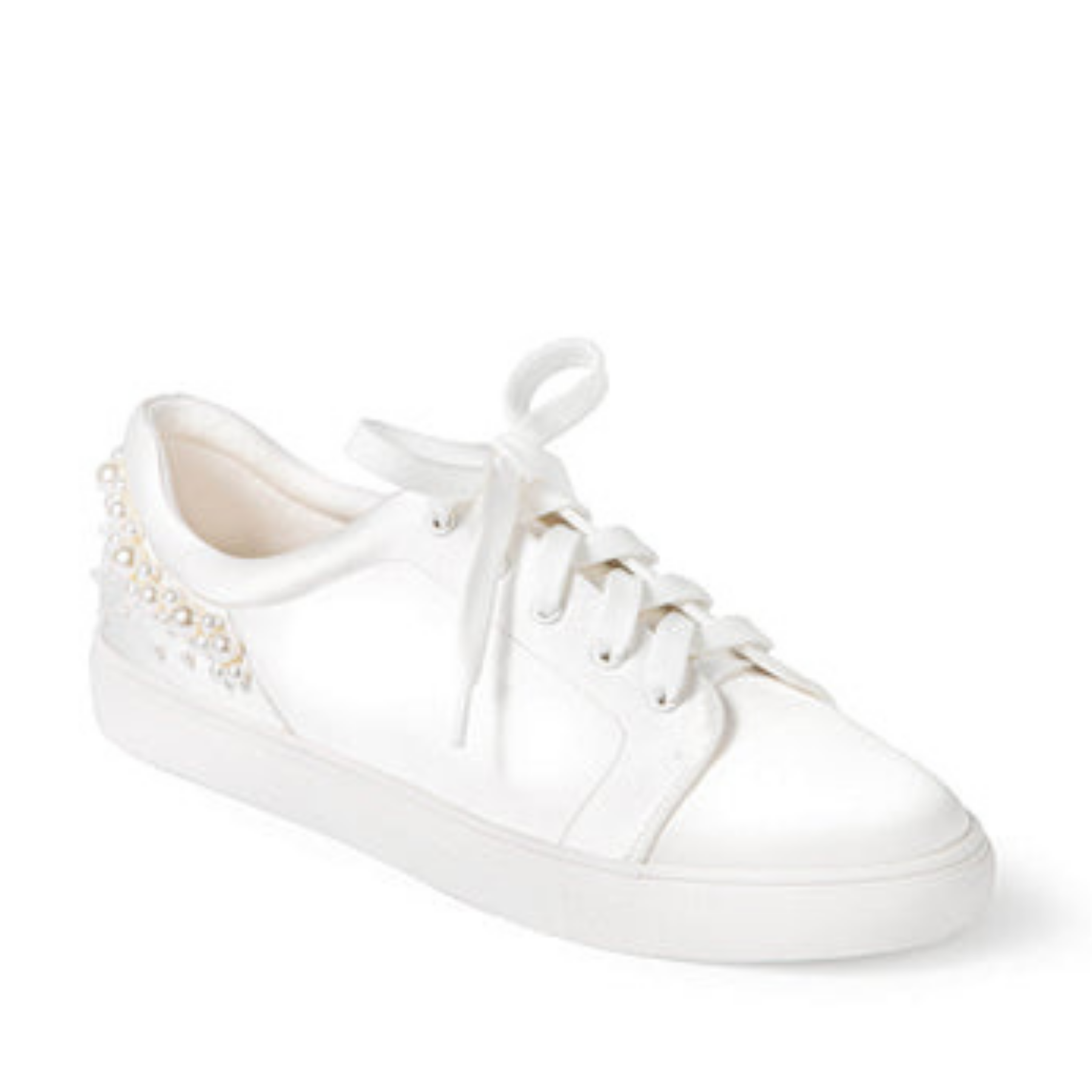 Tessa - Tessa Pearl Wedding Sneakers - Ivory