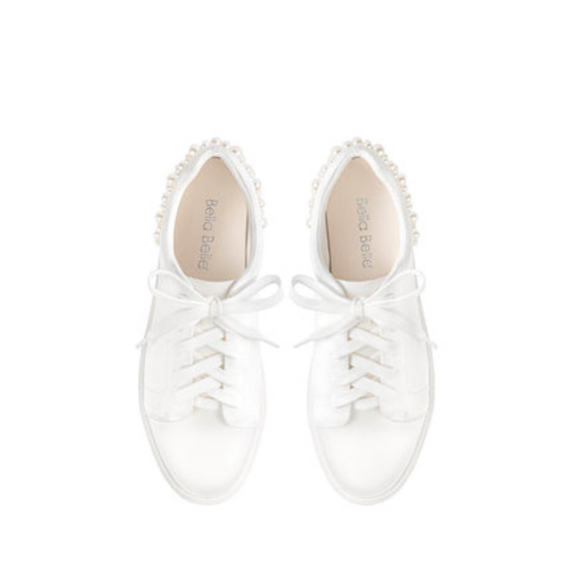 Tessa - Tessa Pearl Wedding Sneakers - Ivory