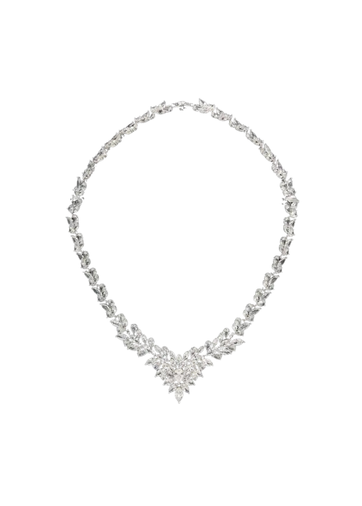 Buy Flora - Statement Crystal Bridal Necklace online | The White Collection Australia