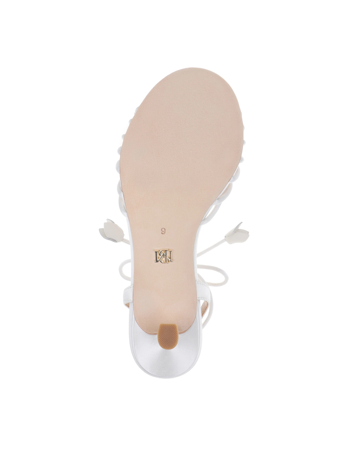 Yelena - Leather Ankle Strap Sandal - Soft White