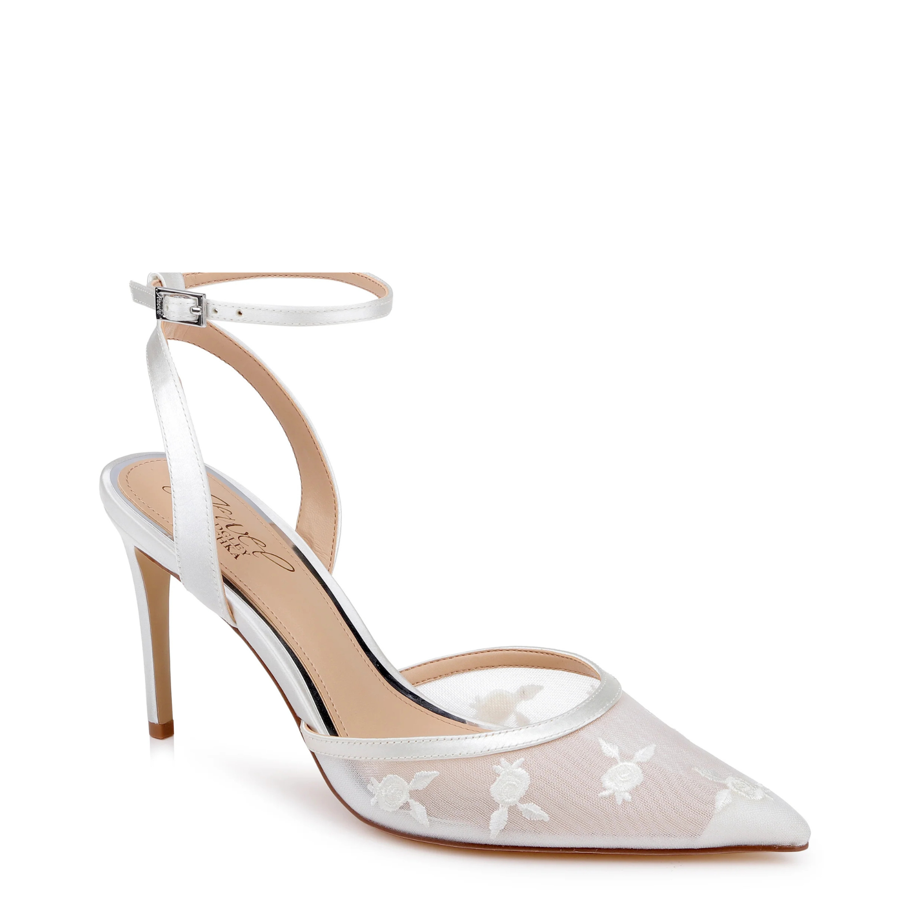 Zaida Pointed Toe Ankle Strap Pump