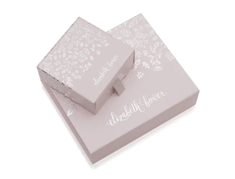 Buy Elizabeth Bower - Asher Cluster Stud - Rhodium Silver online | The White Collection Australia