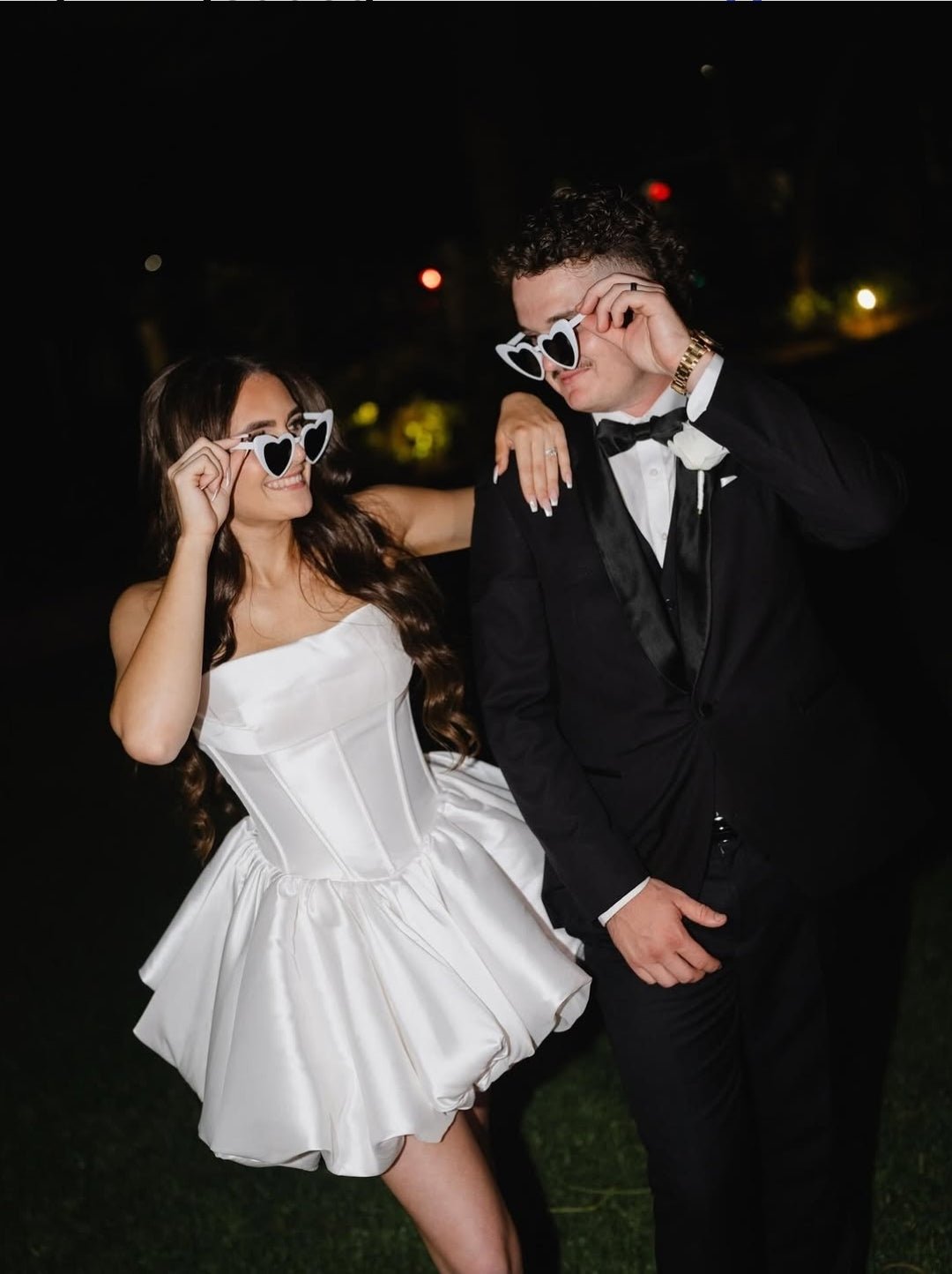 Buy Stella - White Love Heart Sunglasses online | The White Collection Australia