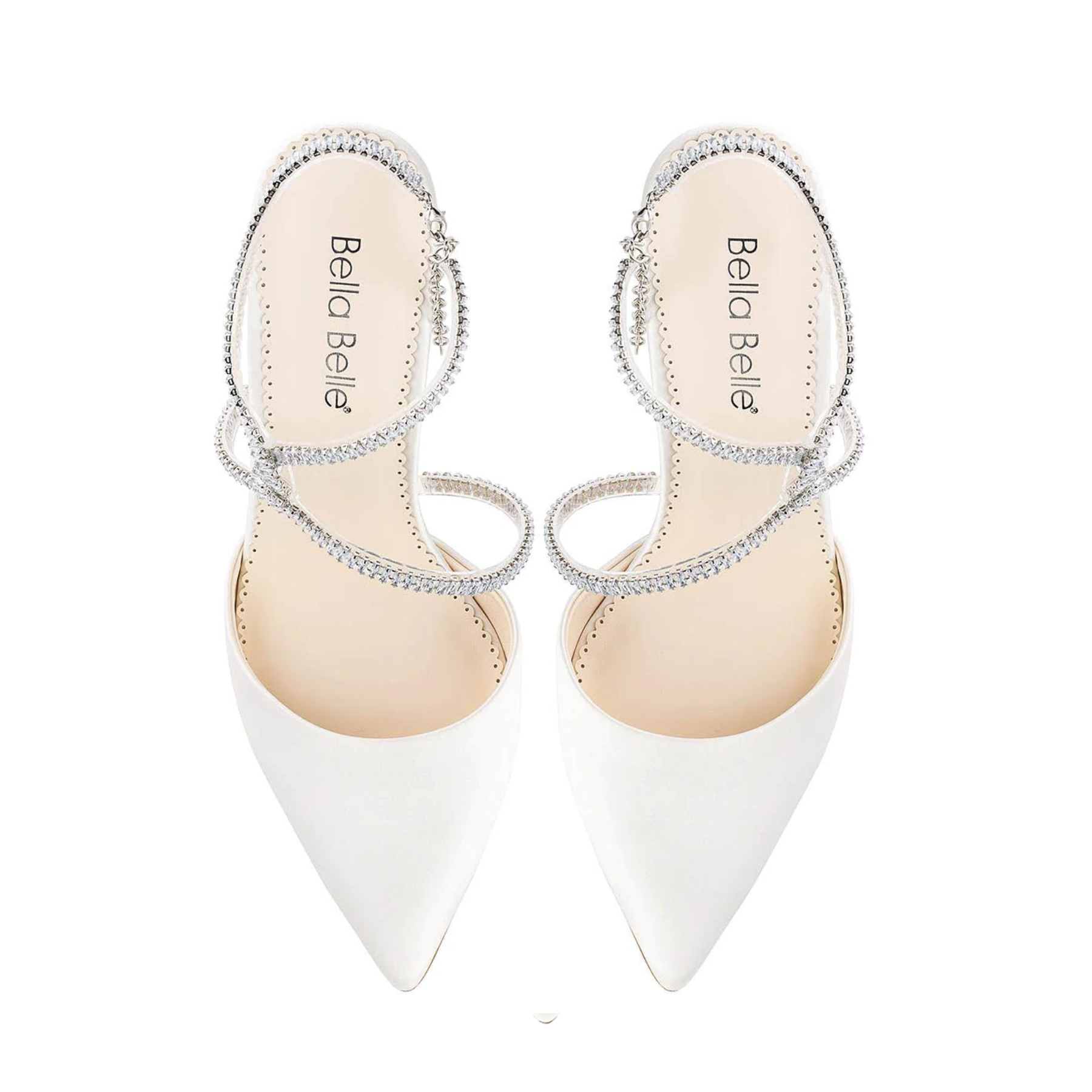 Buy Sidney - Ivory Crystal Strappy Bridal Heels online | The White Collection Australia