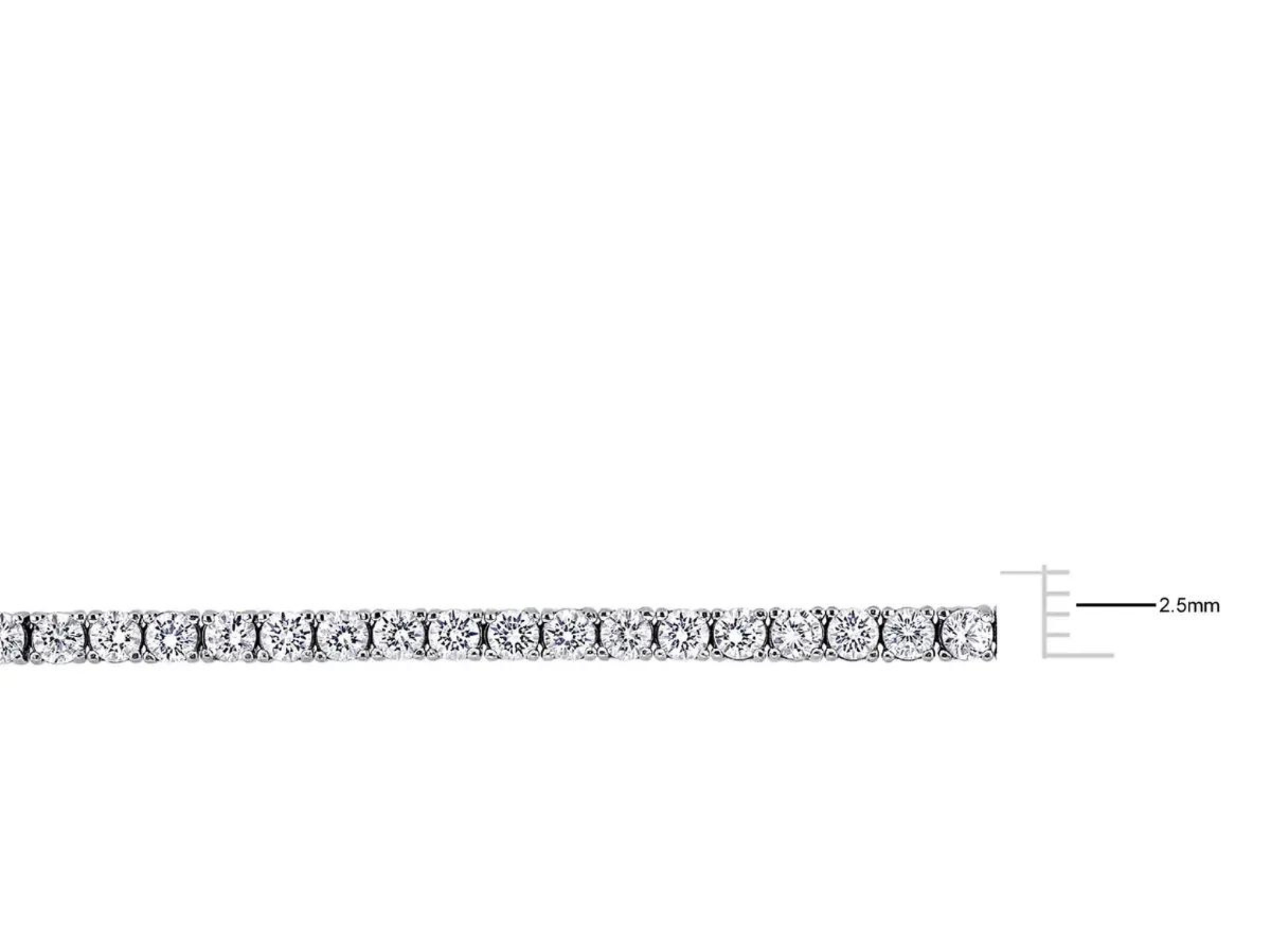 Buy Laura - Delicate Sterling Silver Bridal Tennis Bracelet online | The White Collection Australia