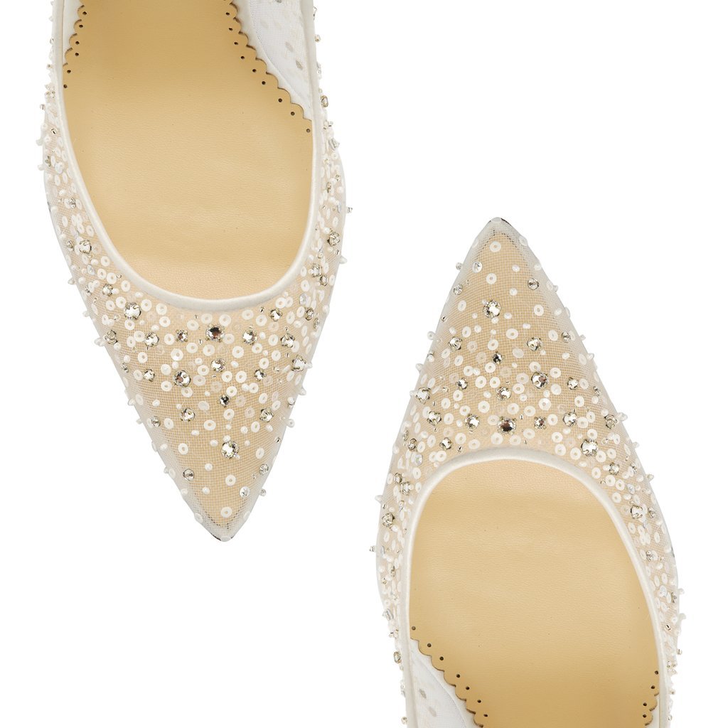 Bella Belle - Elsa - Sequin Crystal Wedding Shoes - Wedding Shoes Sydney