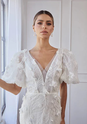 Lola Knight - Lulu - Pearl & Crystal Drop Earrings - 18CT Gold