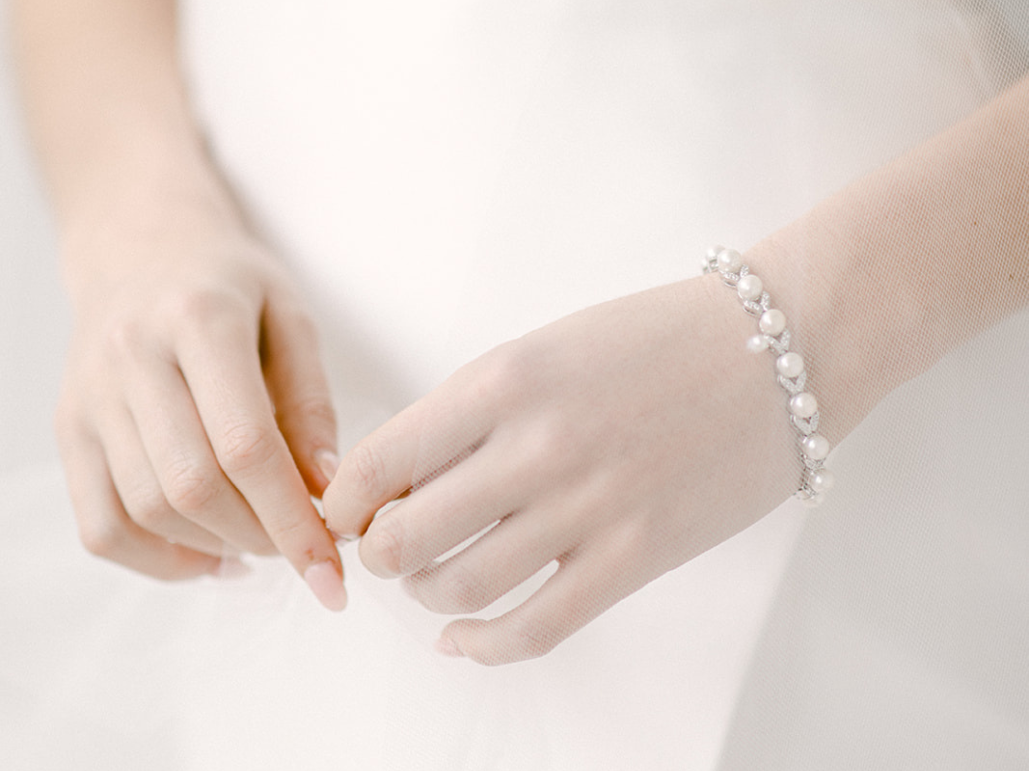 Buy Simone - Freshwater Pearl Bridal Bracelet online | The White Collection Australia